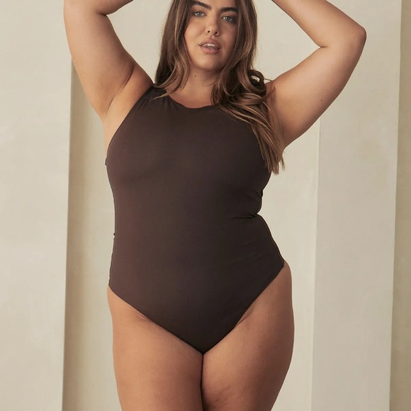 pinsy Other - High Neck Hourglass Shapewear Thong Bodysuit